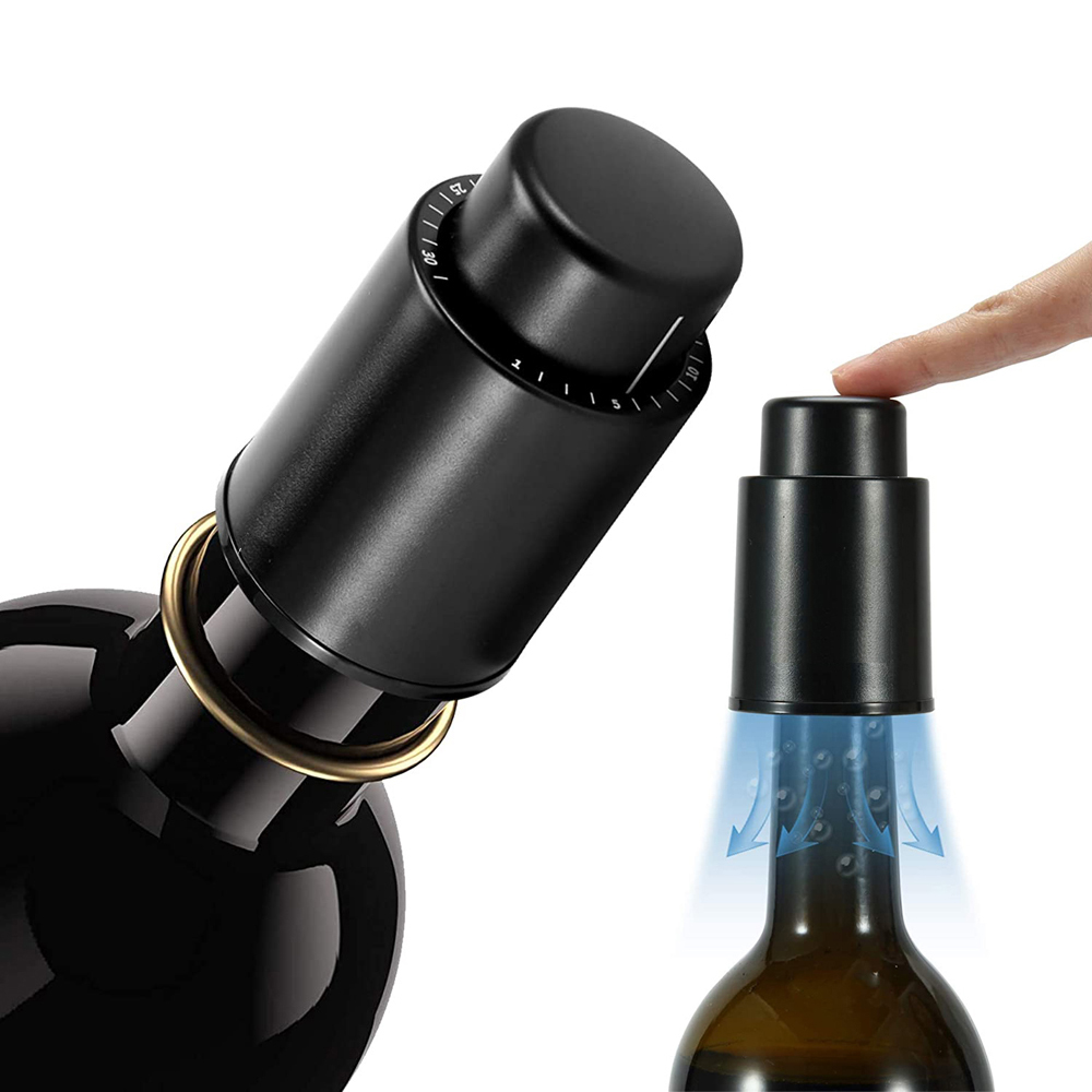 Wine Preservation Pump - Rolhas para Garrafas de Vinho Reutilizáveis,
