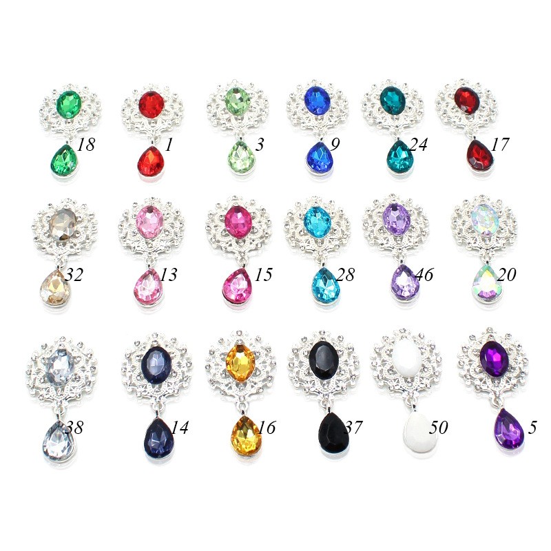 Cocktail Recipe Book - Brilhante 25*46mm 10 pçs cristal strass