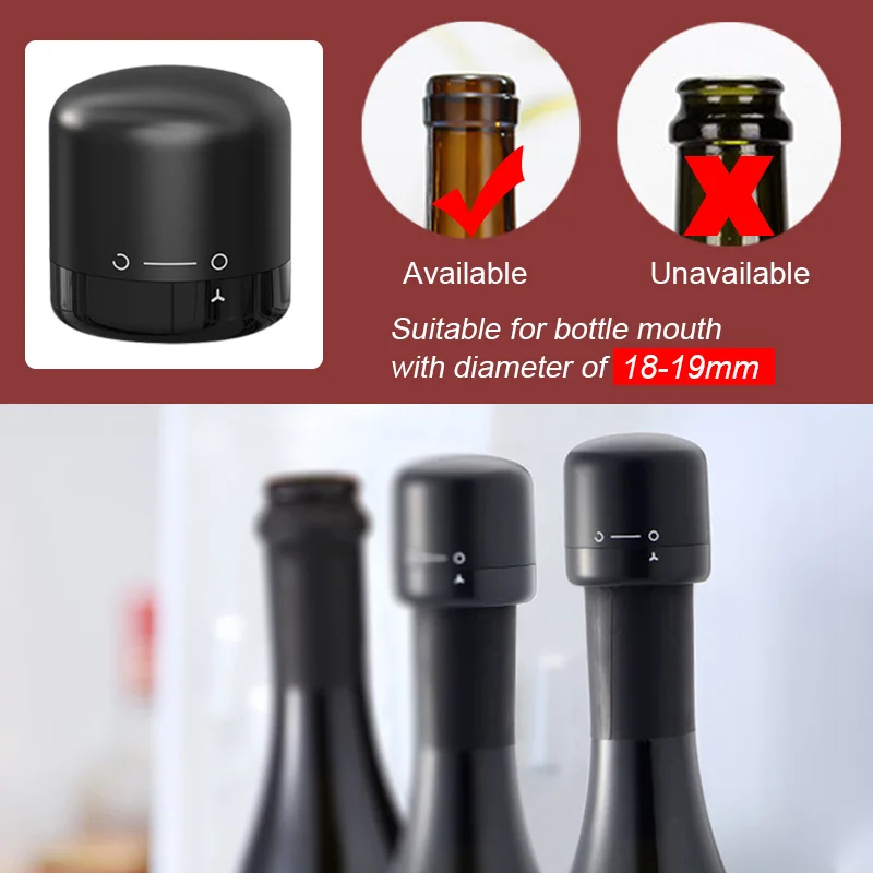 1-5 peças de tampa de garrafa  - Wine Preservation Pump avaliação e preço