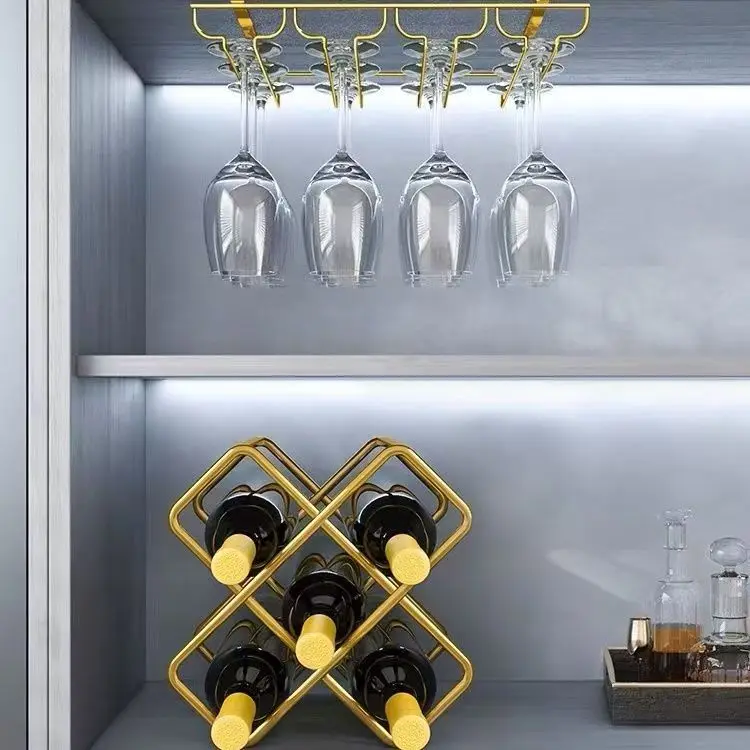 Suporte de Metal para Vinho co - Home Bar And Cabinet avaliação e preço