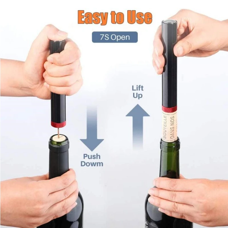 Abridor de Vinho com Bomba de  - Wine Preservation Pump avaliação e preço