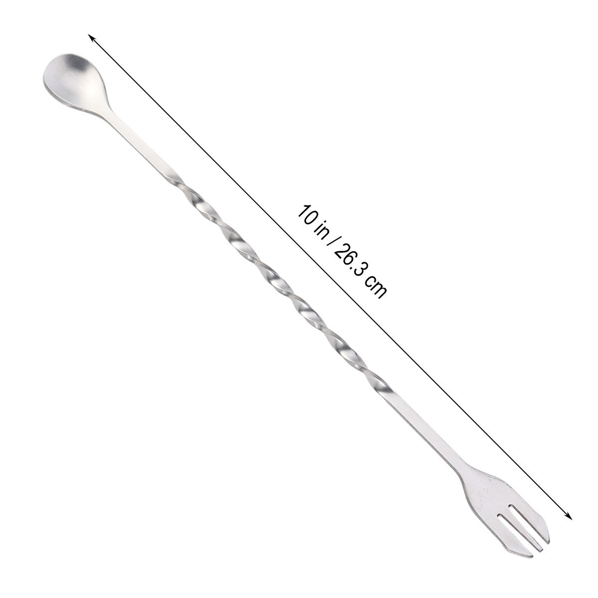 Colher de aço inoxidável com c - Bar Spoon Twisted avaliação e preço
