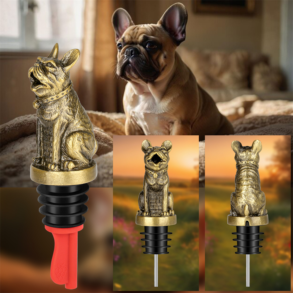Bonito buldogue francês vinho  - Wine Preservation Pump avaliação e preço