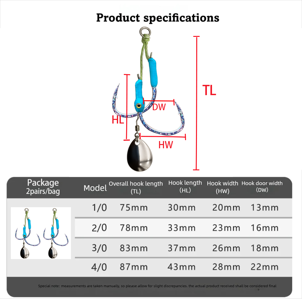 2 pares/saco jigging isca auxi - Jigger Double Sided avaliação e preço